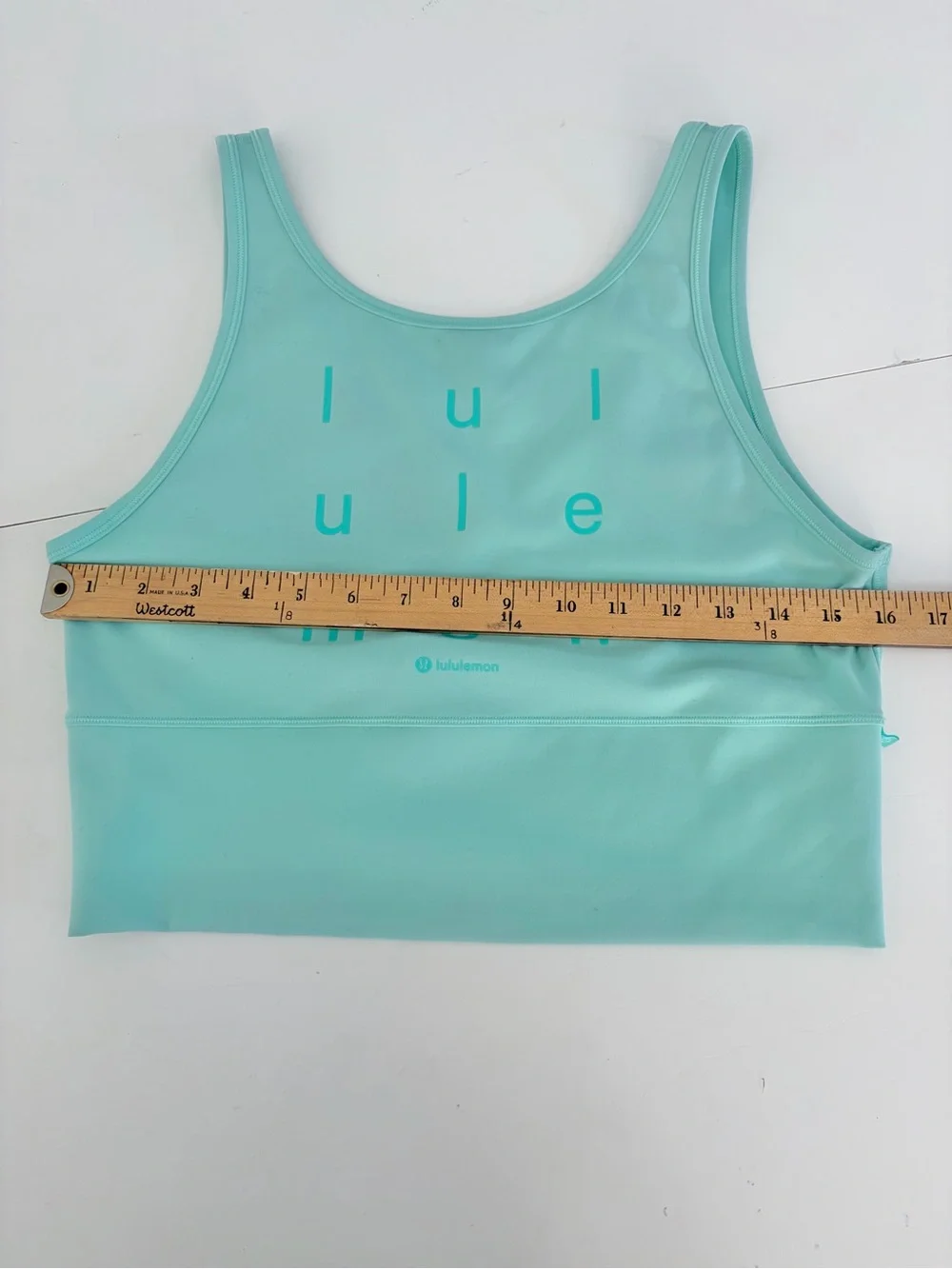 Lululemon Power Pivot Everlux Tank Top Motif In Wild Mint